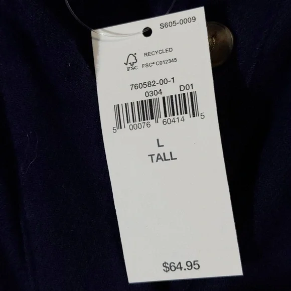 GAP Navy Button-Up Shirt - Picture 6 of 6